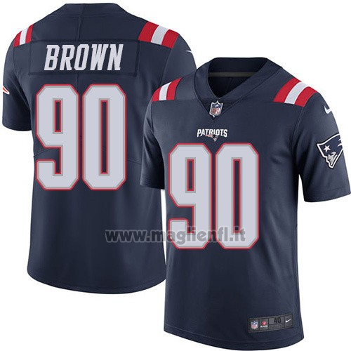 Maglia NFL Legend New England Patriots Brown Profundo Blu